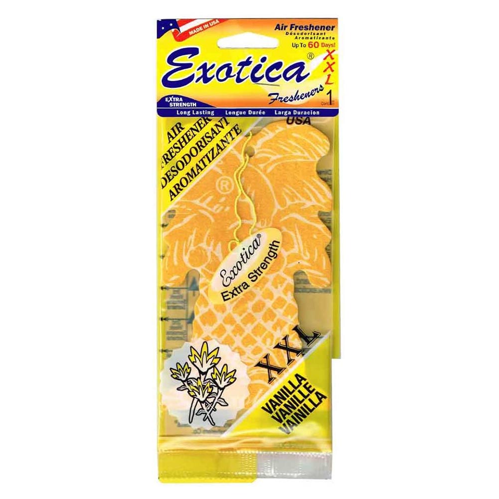 楽天市場 期間限定 お試し価格 Exotica Freshener エキゾチカフレッシュナー Ex Pt1 2210 バニラ Exotica エキゾチカ ヤシの木型 エアフレッシュナー 芳香剤 吊り下げペーパータイプ 正規輸入品 車 吊り下げ エアーフレッシュナー 車用芳香剤 フレグランス