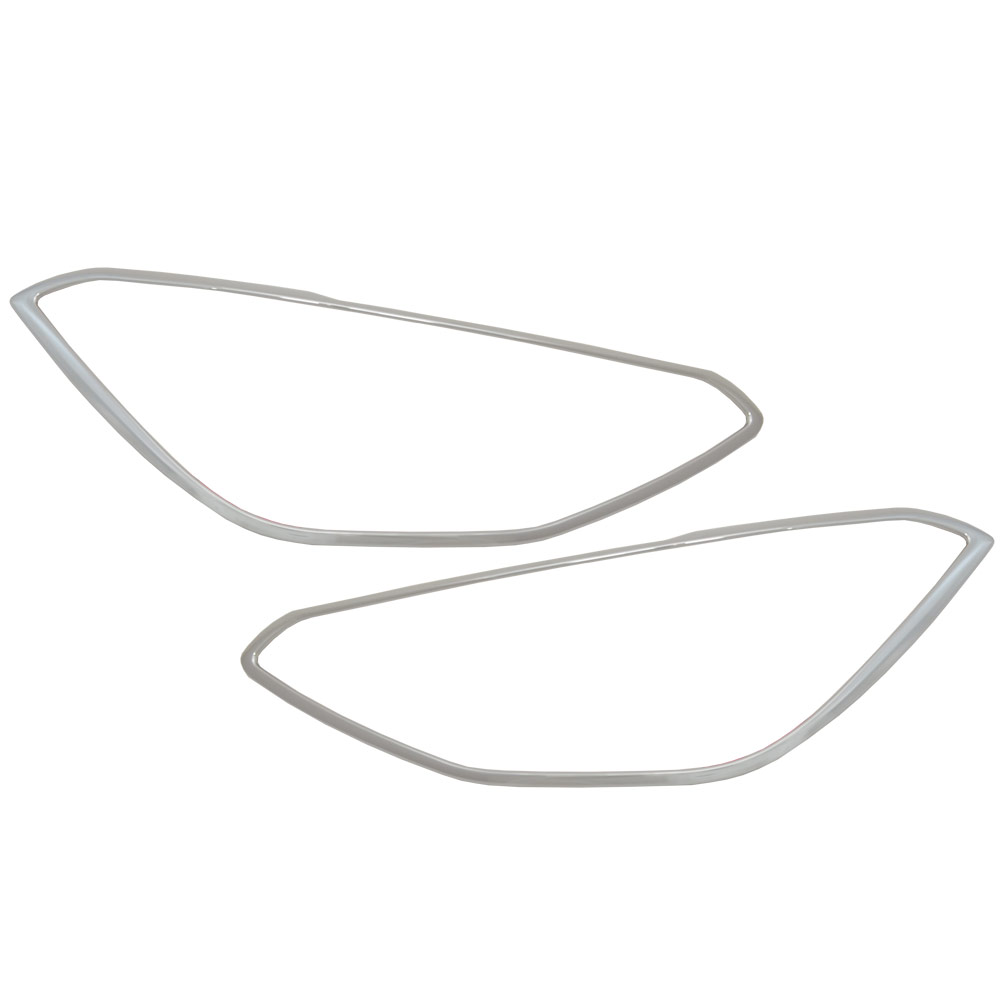 ri-bw051-01 ヘッドライト用 BMW 1シリーズ F20 F21 (前期 2011-2015 H23-H27) クロームメッキ ランプ トリム ガーニッシュカバー ( メッキパーツ メッキトリム グッズ カスタムパーツ 車 ヘッドランプ メッキ 改造 パーツ トリム カスタム 交換 )