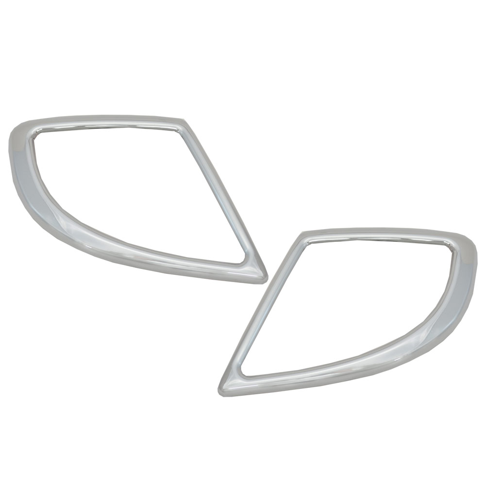 ri-bw107-03 フォグライト用 BMW 3シリーズ E90 E91 (後期 2008-2012 H20-H24) ※Mシリーズ不可 クローム メッキ ランプ トリム ガーニッシュ カバー ( フォグ 外装パーツ 車 メッキパーツ メッキトリム カスタムパーツ アクセサリー クロームトリム )
