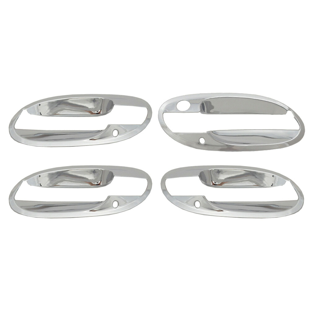 ri-bw401-64a ドアハンドルインナー左ハンドル用 BMW 7シリーズ E65 E66 (2001-2009 H13-H21) クロームメッキ トリム ガーニッシュ カバー (車用品 左ハンドル カスタム ドアハンドル パーツ カーパーツ ドレスアップ 外装 ドアハンドル下)