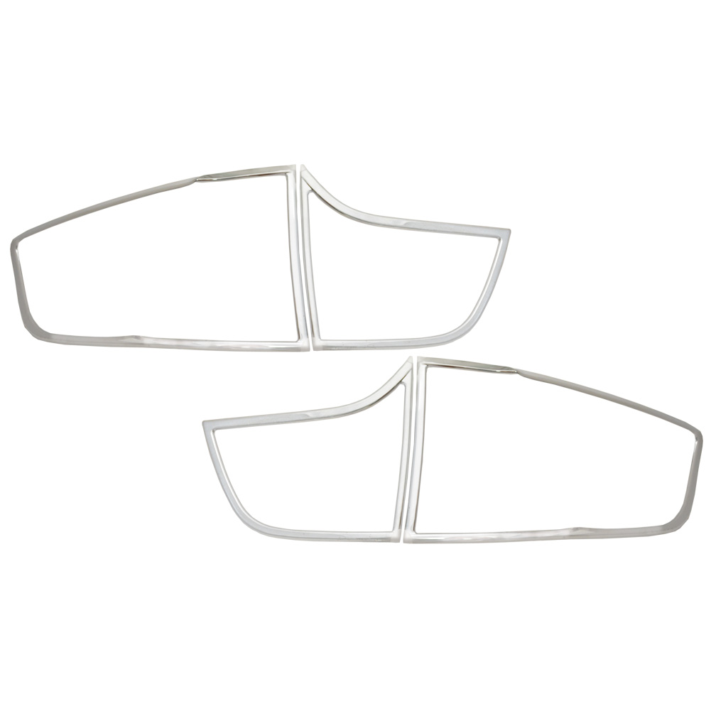ri-bw680-02 テールライト用 BMW X6 E71 E72 (前期後期 2008-2014 H20-H26) クロームメッキ ランプ トリム ガーニッシュ メッキカバー ( メッキトリム 外装 パーツ カー用品 ドレスアップ クロムメッキ )|ファクトリーダイレクトJAPAN