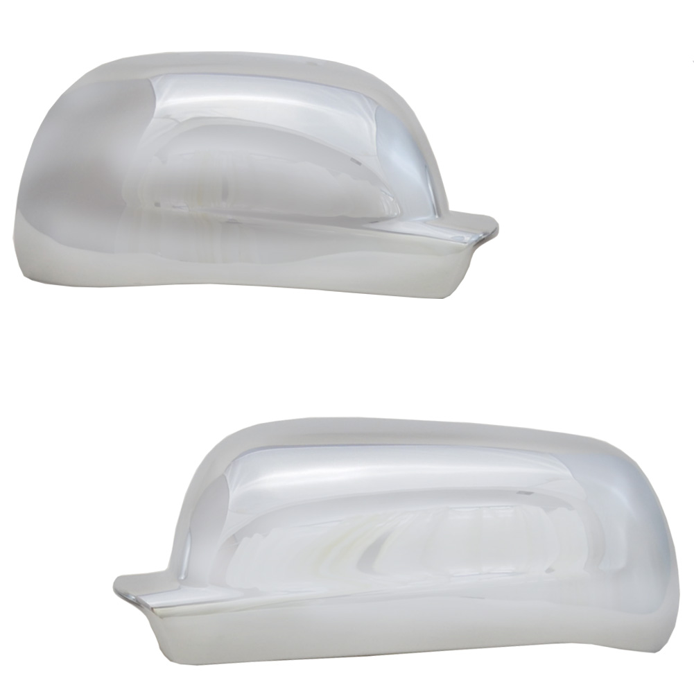 ri-vw131-05e ドアミラーカバー用 (左ハンドル車専用) Polo Mk3 ポロ3 (Typ 6N後期 2000-2002 H12-H14) VW フォルクスワーゲン クローム メッキ トリム ガーニッシュ カバー (サイドミラー ミラーカバー 車 部品 カスタム 外装パーツ アクセサリー エクステリア)
