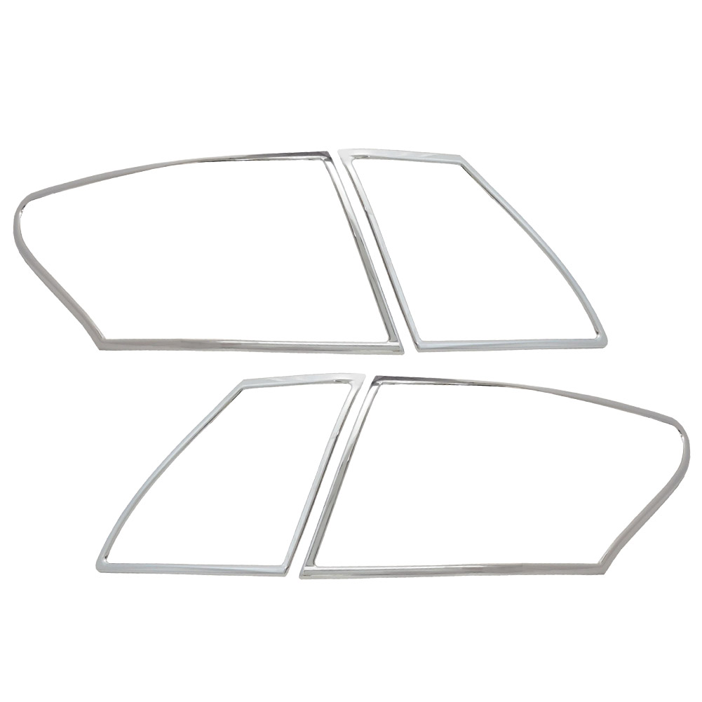 ri-ls404-02 テールライト用 Lexus レクサス LS460 (F40系中期 H21.09-H24.09 2009-2012.09) Toyota Lexus トヨタ レクサス クロームメッキランプトリム ガーニッシュ カバー ( 車用品 ドレスアップ 外装パーツ カスタムパーツ テールランプ ランプカバー メッキ用品 )