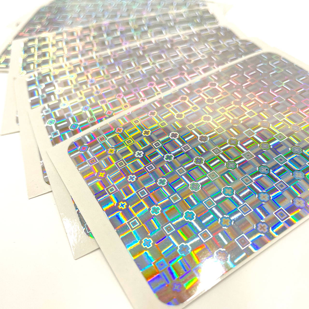 あすつく】 FADEBOMB Grid hologram eggshell sticker ホログラム エッグシェルステッカー 90mmx60mm  amazingimoveis.com.br