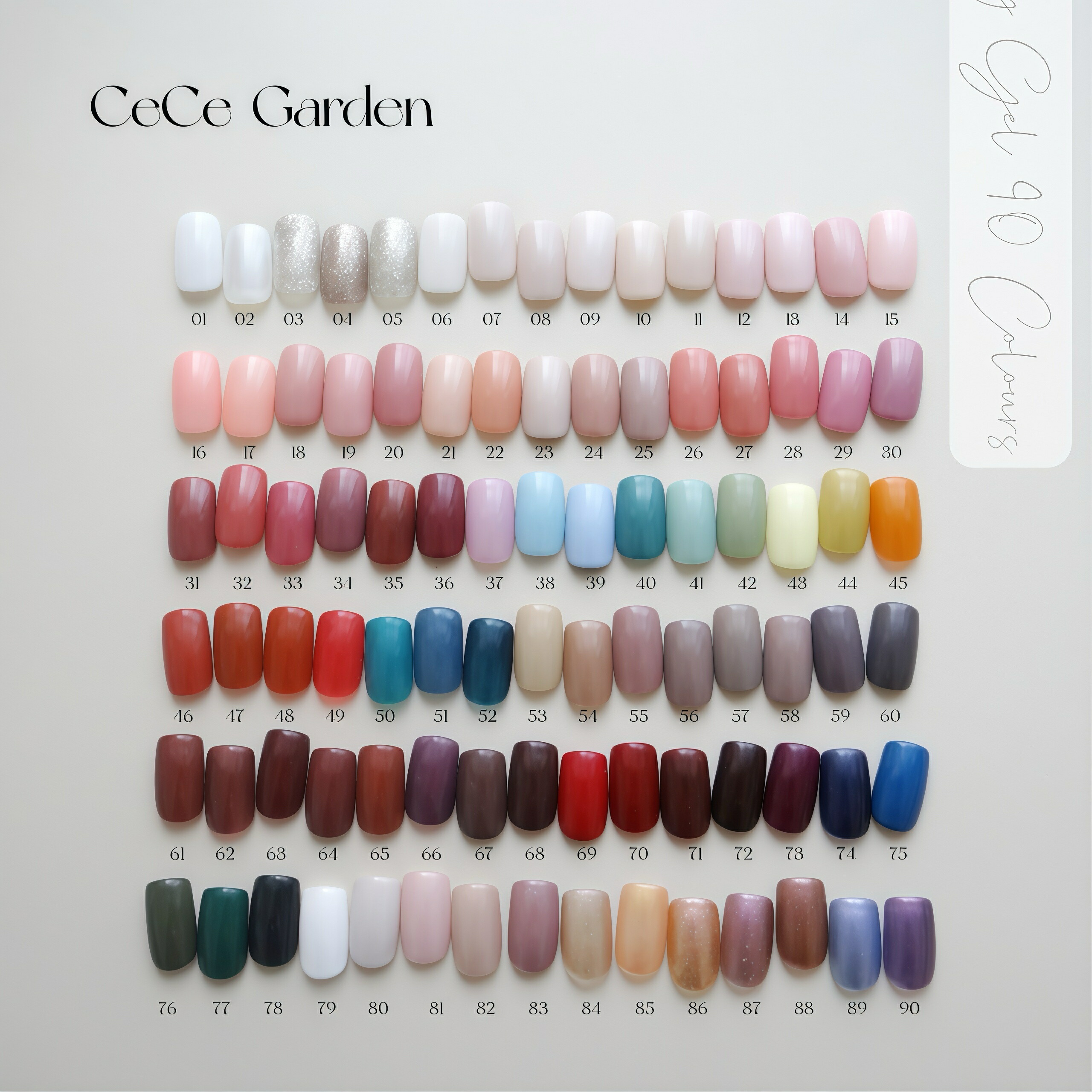 ネイル　カラージェル　233個まとめ売り 楽天市場】カラージェル5g 【品番37-72】CeCe Garden 全90色ジェル