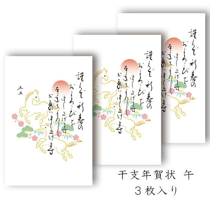 年賀はがき　598枚セット　③ Amazon | 年賀状 2026 ハガキ 10枚 年賀はがき お年玉付き 午年