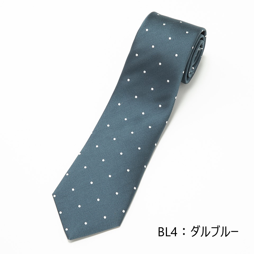 FAIRFAX/レップ水玉柄ジャガードタイ｜ネクタイ　シャツ専門店　FAIRFAX