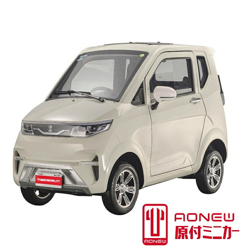 【納期3か月】AONEW 電動ミニカー 走行60粁 時速45粁/h 高最終生産物  公道走行能力のある 大屋根付き添い人 マイクロ鉄道車両 超小型モビリティー 高齢者 老いらく者 民族大移動 四輪 4輪車 民族大移動 申し受ける 大学生 近距離通い コムス emo 色：白