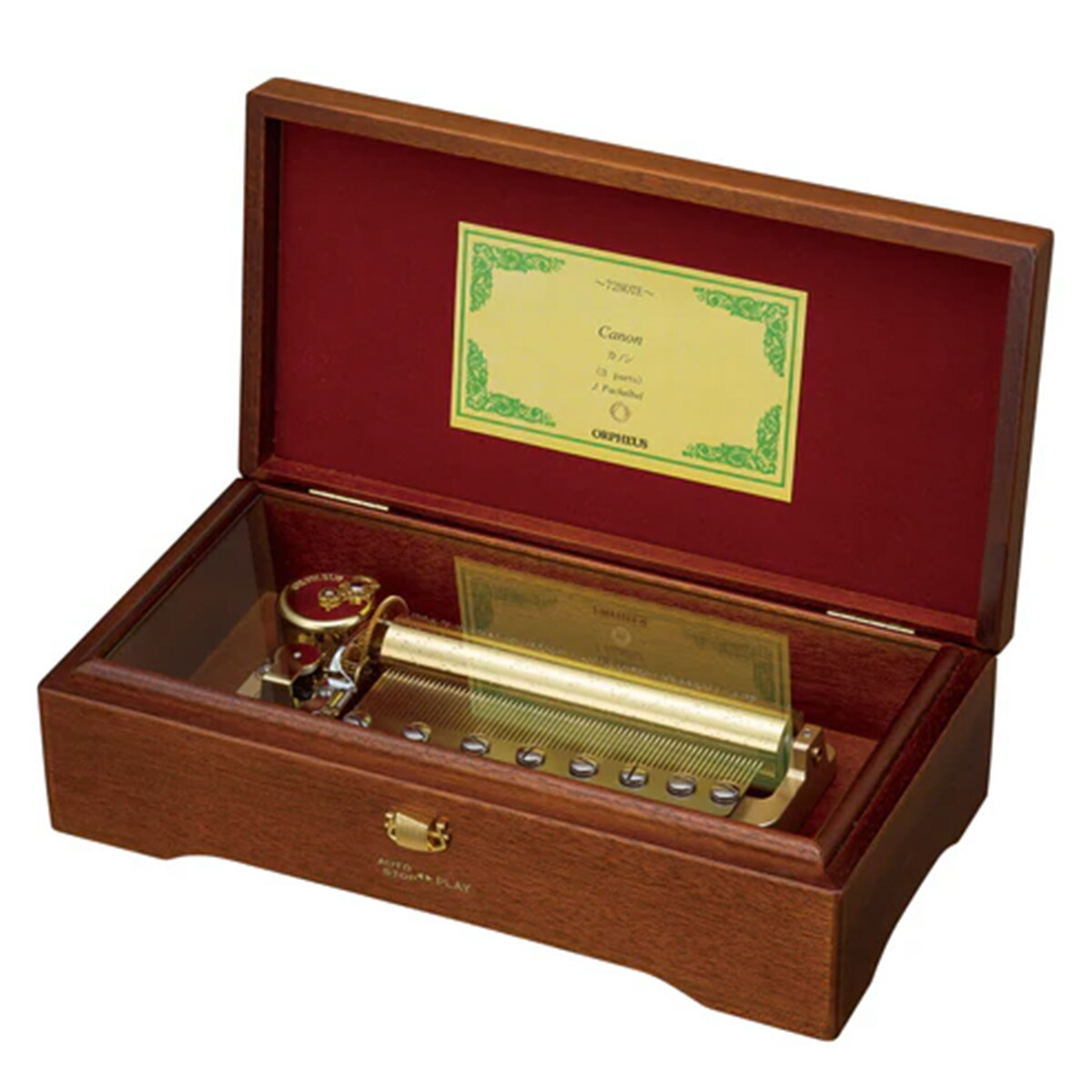 楽天市場】45弁ディスクオルゴール DS401Aブラウン DS401Bナチュラル