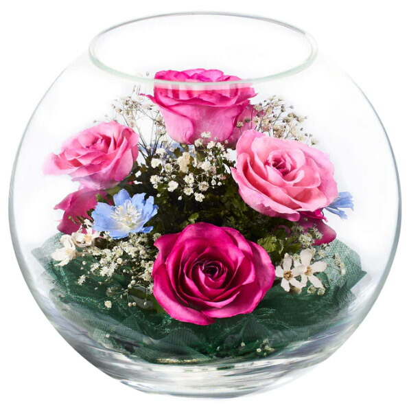 レンデフロール 薔薇 デルフィニウム かすみ草 素っ気ないお花 瓶お花 A-K 貨物輸送無料 花差し上げ物 胸花 祝い事 差し上げ物 不死化品 生け花 室内装飾