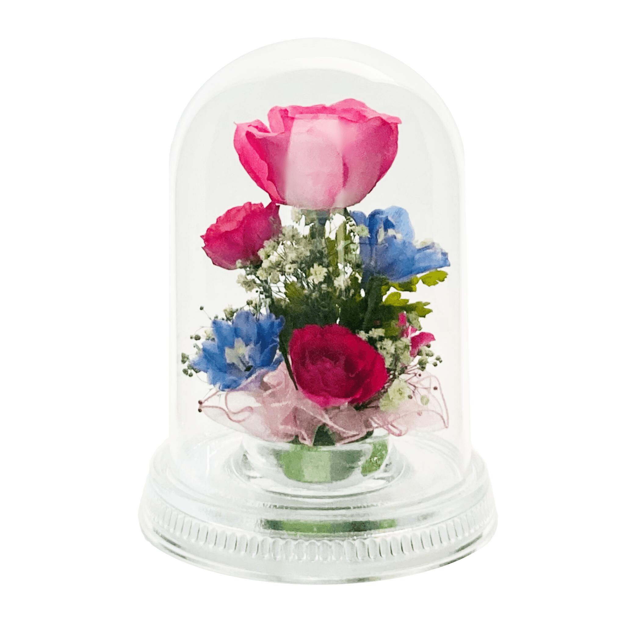 楽天市場】レンデフロール バラ ミニバラ かすみ草 ドライフラワー