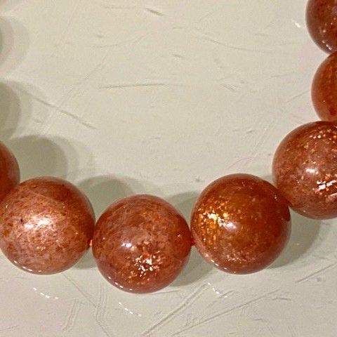 楽天市場】サンストーン 太陽神の石 13mm 粒売り バラ売り