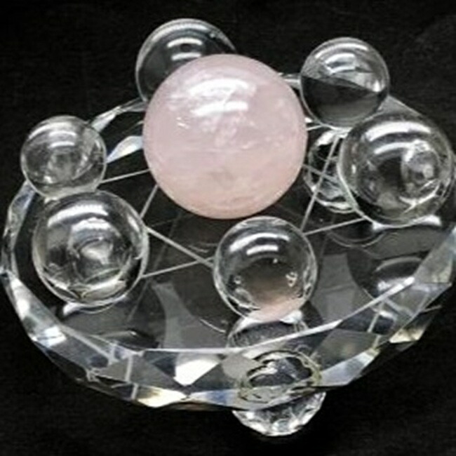 楽天市場】ローズクォーツ ローズクォーツ 七星陣 ピンク水晶