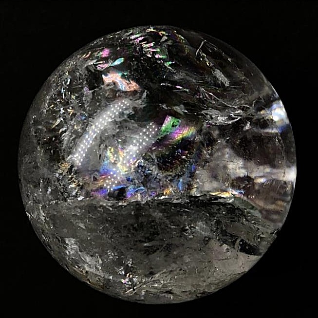 天然石　カタツムリと水晶スフィア　虹入り　金銀2体セット　最終値下げ他 楽天市場】【ポイント20倍】 A級・2A級 （天然水晶） 丸玉 置き