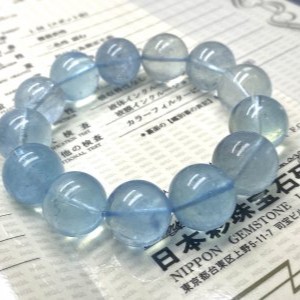 nanaアクアマリンブレス14.3㎜大玉（新品未使用）一点限り 楽天市場】天然石 高ランク アクアマリン ブレスレット 大玉