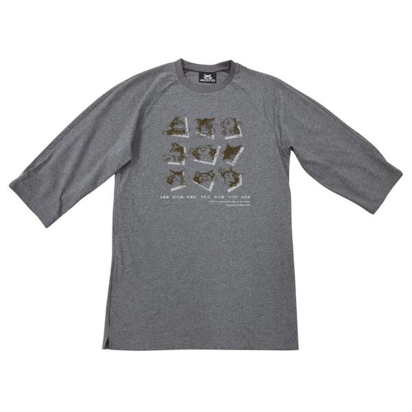 わちふぃーるど 毎日ポケ付8分袖チュニック濃杢（M／F）[中国製]