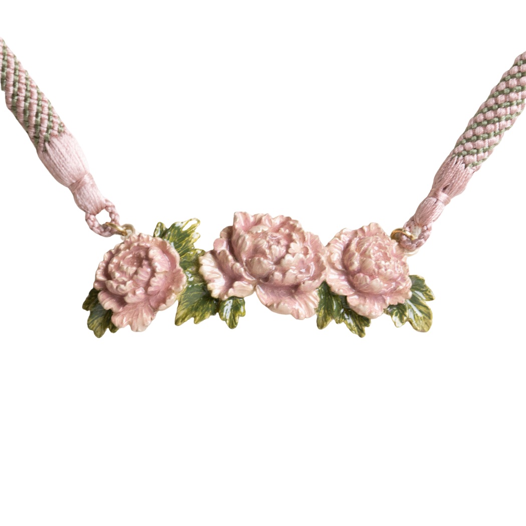 Suu 数 牡丹 羽織紐 専用豪華ボックス入り Palnart Poc パルナートポック アクセサリー 着物 浴衣 和風 花 植物 Emescla Com Br