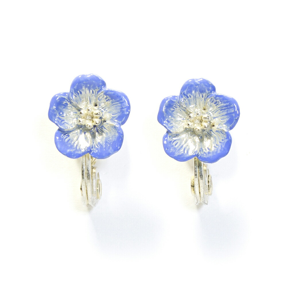 爆買い Palnart Poc パルナートポック ネモフィラ イヤリング Nemophila アクセサリー 花 植物 ブルー 青