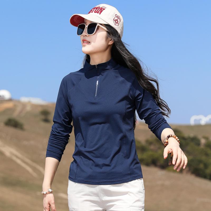 レディース 長袖Tシャツ アウトドア UVカット 速乾 軽量 通気性 ハイキング 登山 スポーツウェア 夏用 吸湿速乾 接触冷感