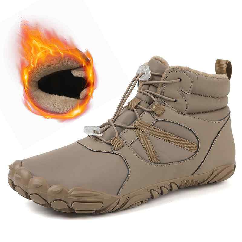 登山靴 男女用 冬用 保温 防水 ハイカット スノーブーツ ハイキングシューズ クライミングシューズ 五本指 綿素材 アウトドア 軽量 伸縮性 吸湿速乾