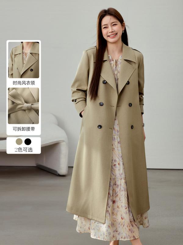 トレンチコート レディース ビッグサイズ 英国風 オーバーシルエット リラックス ゆったり ロング丈 春夏 通勤用 スタイリッシュ 日常使い