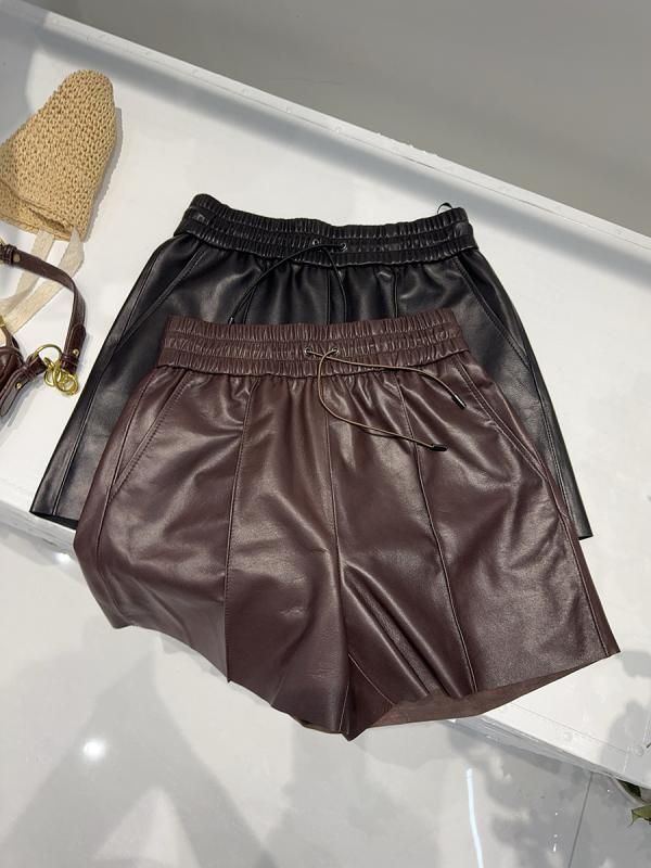 メンズ レザーショートパンツ ゆったりワイドレッグ 革 羊革 草木タンニン酸工業 伸縮酉の方角 秋冬 心地よい 普段使い走り 伸び伸びする表現スタイル 好いたらしい ホンブルグ帽なめし革 相応う