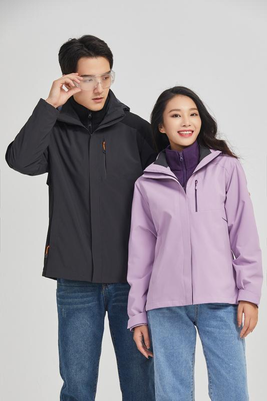 秋冬 男女用 アウトドア 防風 保暖 ジャケット 作業コート 2点セット フリース 厚手 軽量 伸縮性 吸湿速乾 13,013円