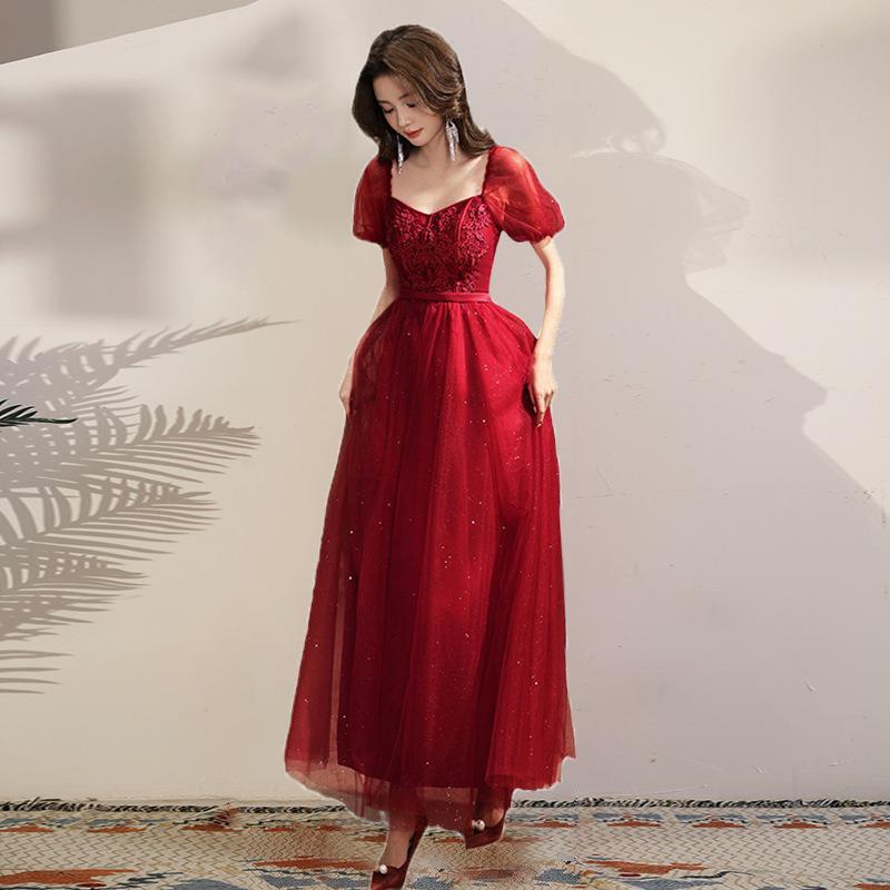 マタニティ ワンピース 妊婦用 結婚式 礼服 ワインレッド スリム 細見え パーティー ドレス エレガント デザイン ストレッチ 素材 フォーマル スタイル ゆったり フィット