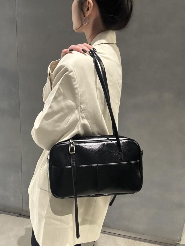 レディース ショルダーバッグ 高級感 フレンチ レトロ ボストン風 シンプル ミニ 鞄 普段使い 軽量 デザイン クラシック スタイル