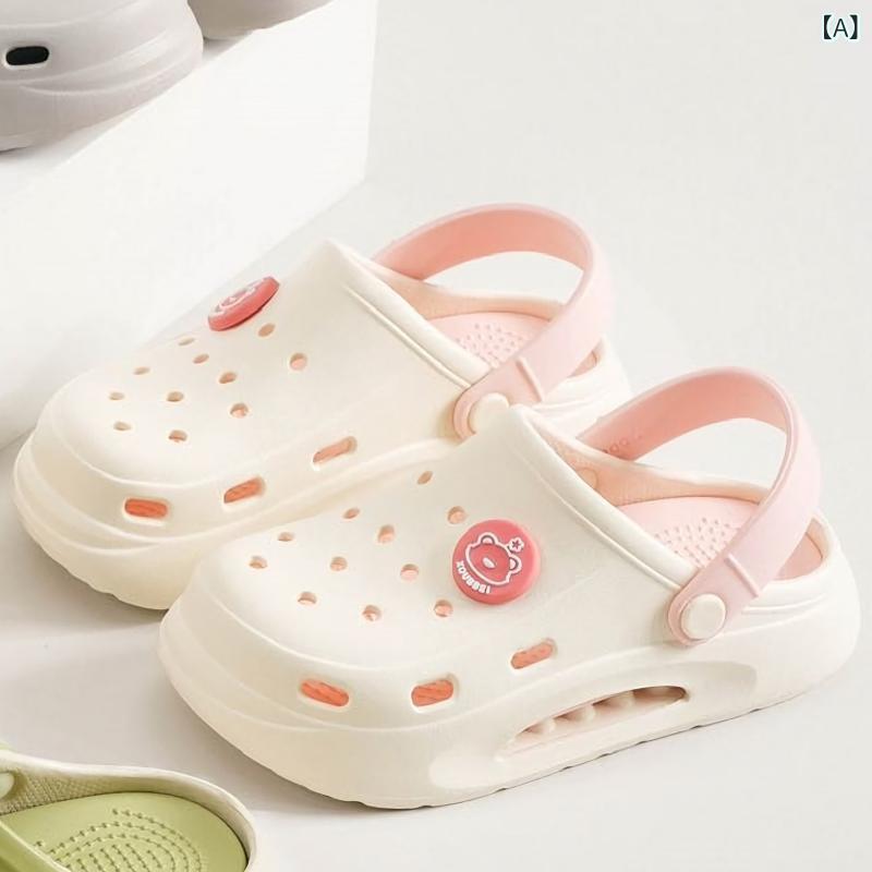 サンダル 親子用 夏用 かわいい 穴あき クール 室内外履き 高級感 シンプル ファッション トレンド 軽量 普段使い(x36)