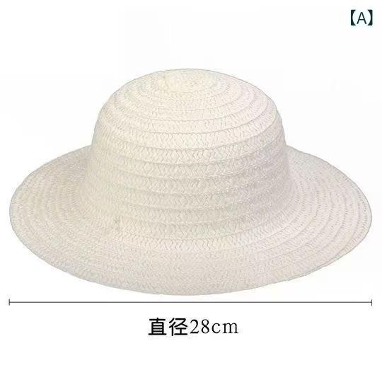 麦わら帽子 小わっぱ用 落書き 絵図 DIY 壁面 かざり付ける 原料品 夏用 軽さ 麦わら 愛くるしげ 目論む 通い 普段使い走り(x600)