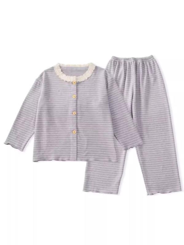 パジャマセット 女の子 秋用 ベルベット プリンセス デザイン ルームウェア 2ピース かわいい ホームウェア 柔らかい 素材 伸縮性