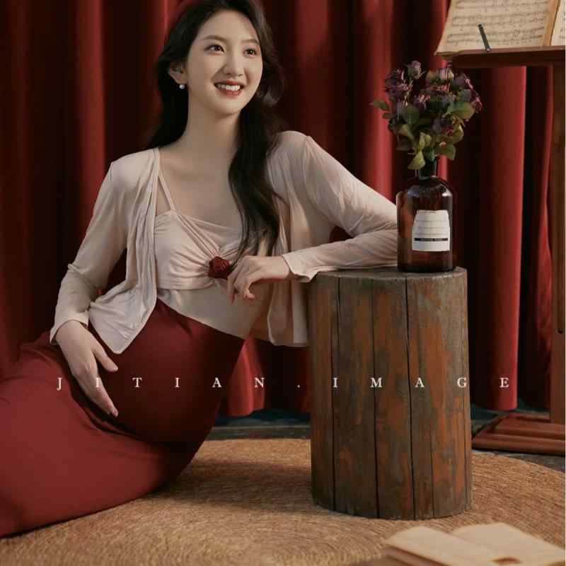 マタニティ 衣装 妊婦 活動写真 映画化用 レトロ 表現スタイル 艶っぽい 流行り物 お召しもの ゆったり 影ぼうし 雅びやか 青写真 制作室 すがた絵 出で立ち(x2)