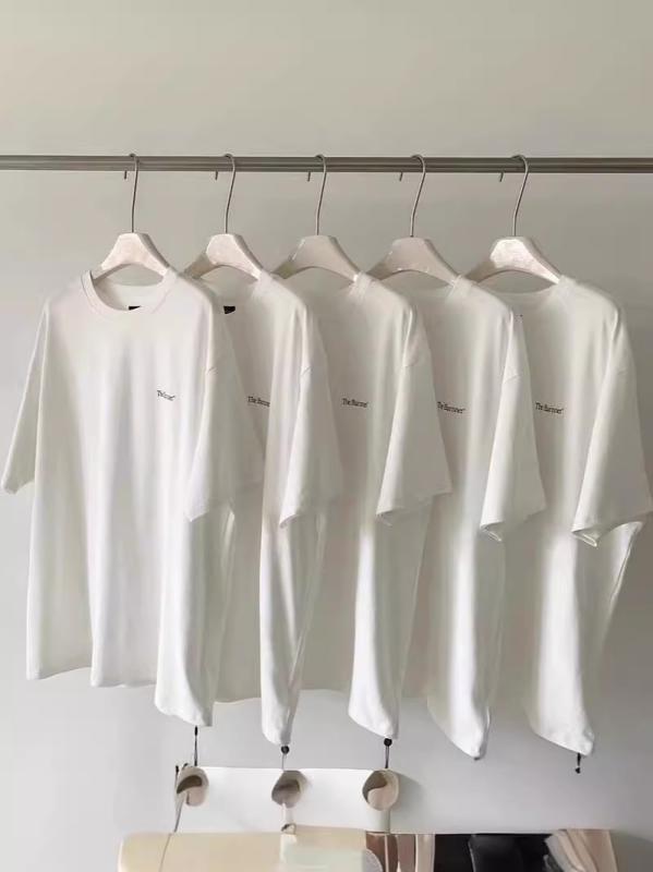 レディース ゆったり コットン クルーネック 半袖 Tシャツ 小さな家 プリント カジュアル トップス ルーズフィット 日常使い ソフト素材
