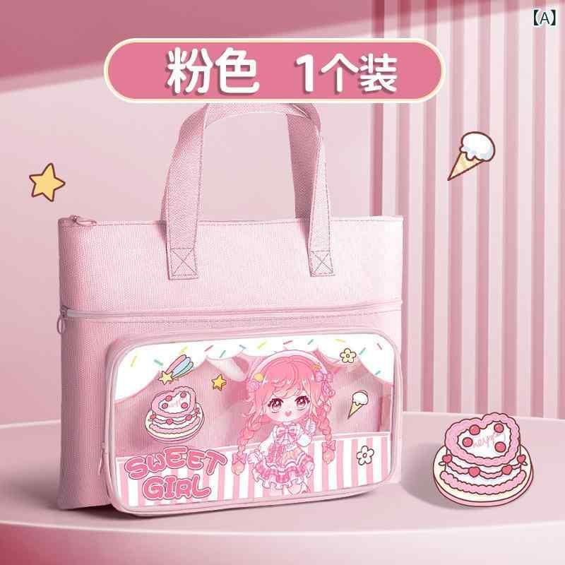 子供用 帆布鞄 大容量 学生補習 美術作業本 幼稚園 通学 キャンバス トートバッグ 軽量 耐久性 肩掛け 普段使い(x119)|フェイスフル 店