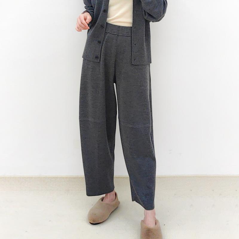心地よいズボン下 レディース 秋冬 テーパードパンツ 絨毛 羊毛 100% 生あたたかい 防寒 伸縮性 ボトムス ズボン 酉の方角予防医学 ゆったり  体型取りまかなう 大層らしい大きさ 着痩せ 細見せかけ 土手っ腹あたり近所 遮胯 普段使い走り デイリー 通い 通学 事務室 雅びやか