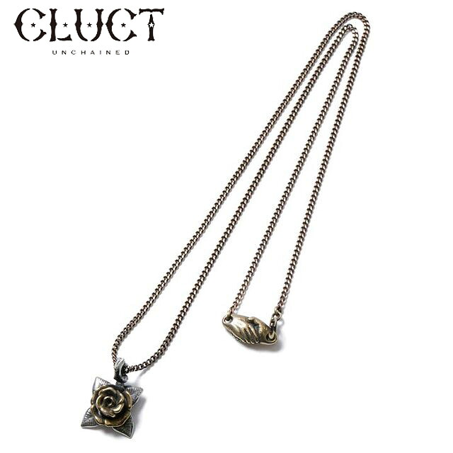 CLUCT クラクト メンズ ROSE NECKLACE ネックレス SILVER925 BRASS 日本製 ローズモチーフ アクセサリー 正規品 #02386｜FAITHSTORE