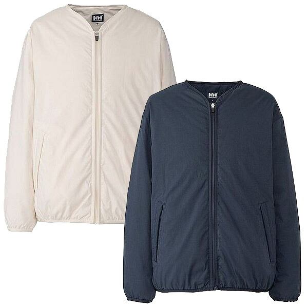 ヘリーハンセン HELLY HANSEN スカイリムインサレーションジャケット ノーカラー 中綿 シンプル 羽織り 大人 ワイド 新品 正規品 ユニセックス マリーン｜FAITHSTORE