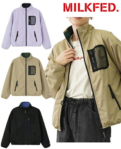 楽天市場】ミルクフェド MILKFED. レディース ボア ジップアップ