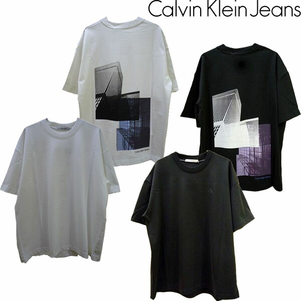 カルバンクラインジーンズ CALVIN KLEIN JEANS Tシャツ ショートスリーブ オーバーサイズ グラフィック 半袖 大人 オーバー ユニセックス 新品 正規