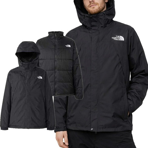 ザ 北の方 人間の顔 THE NORTH FACE Kronos Triclimate Jacket クロノストリクライメイトジャケット アウター 3WAY 分かりやすい ブランド名 置き目 新品 メンズファッション-コート・ジャケット
