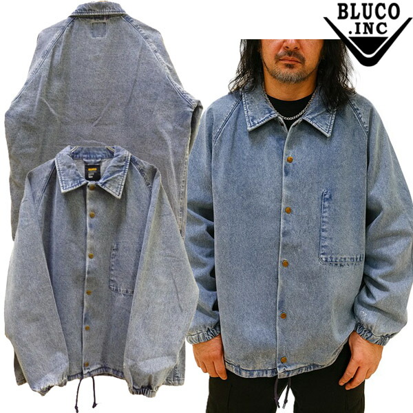 楽天市場】20%OFF BLUCO WORK GARMENT ブルコ デニム コーチジャケット