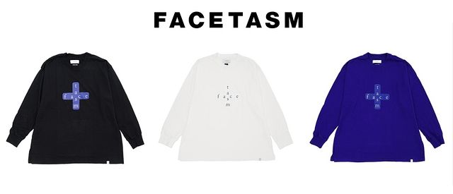 ファセッタズム FACETASM CROSS LOGO LONG SLEEVE TEE MKS-TEE-U03 ロンT 長袖 カットソー ビックシルエット ユニセックス パリコレ ブランド 新品 正規