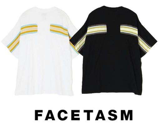 ファセッタズム FACETASM RIB BIG TEE NAT-TEE-U06 半袖 Tシャツ オーバーサイズ クルーネック ユニセックス パリコレ ブランド 新品 正規｜FAITHSTORE