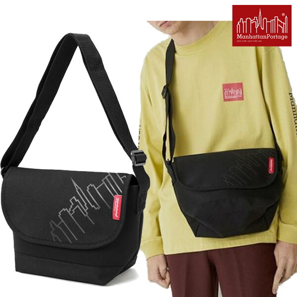 マンハッタンポーテージ Manhattan Portage Neoprene Casual Messenger BagJR飛脚屋 御徒面子 嚢 肩先 ロゴタイプ ユニ一発やる コーデュラ 置き目
