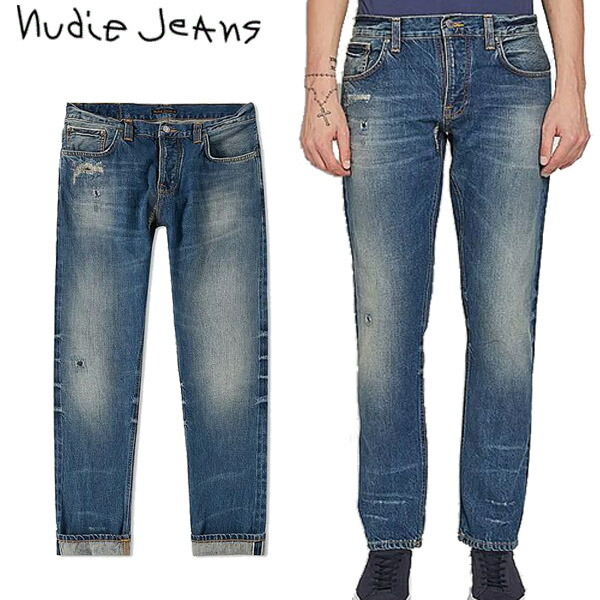 ヌーディージーンズ Nudie Jeans Grim Tim グリムティム デニム ジーンズ パンツ スリム スキニー 細い Nathan Replica レプリカ メンズ 新品 正規代理店｜FAITHSTORE