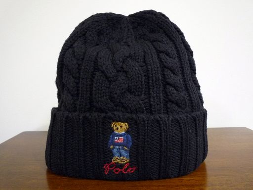 ポロ ラルフローレン POLO Ralph Lauren Bear Cable beanie knit cap ニット帽 帽子 人気 ポロベア デニムベア ケーブル ブランド ユニセックス ギフト 新品