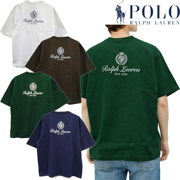 ポロ ラルフローレン POLO Ralph Lauren メンズ 半袖プルオーバー ロゴタイプT ビッグ影ぼうし Relaxed Fit Heavyweight Logo T-Shirt グラフィック MNPOTSH1N823129 GSC111 新品