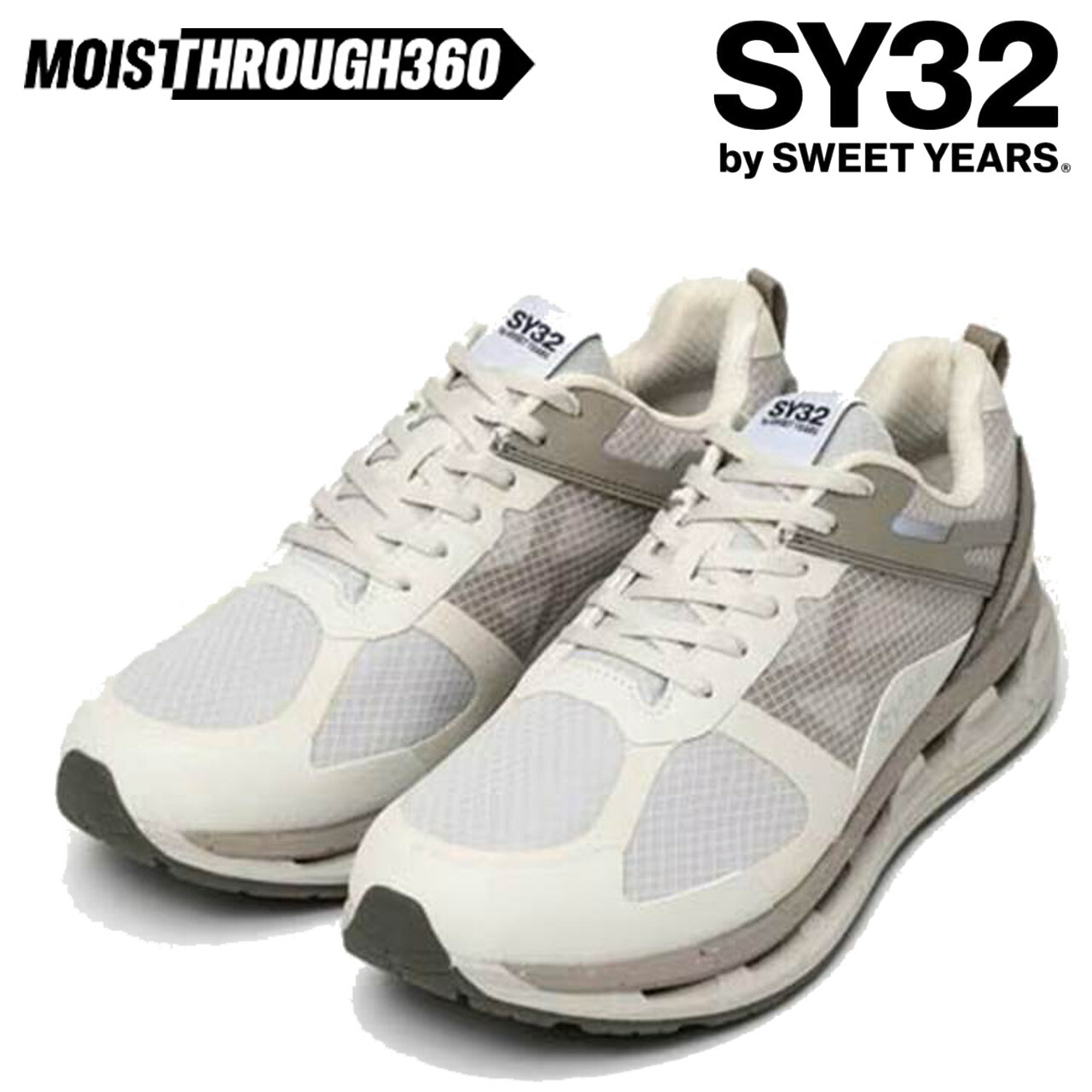 SY32 by SWEET YEARS メンズ MOISTHROUGH360 × SY32 スニーカー シューズ ラギッドソール 軽さ 手持ち部分 アウトドア 定め事品 32-26SN9-11
