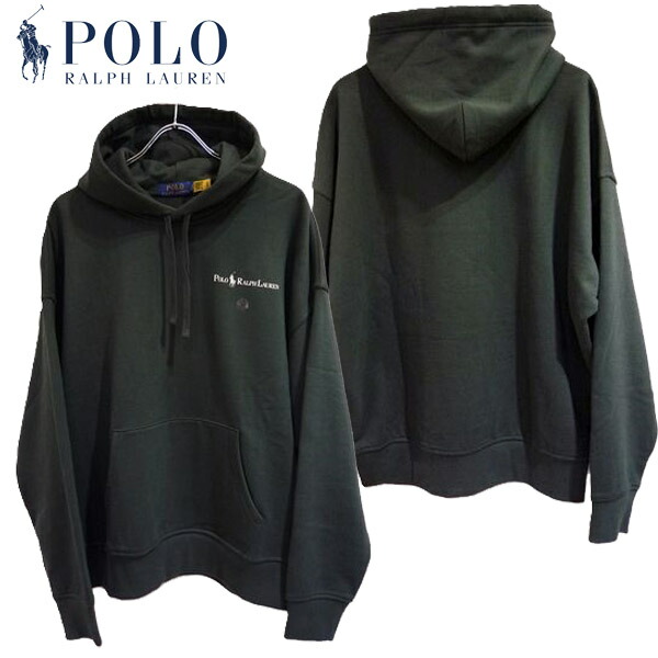ポロ ラルフローレン POLO Ralph Lauren リラックスド 填まる ロゴタイプ フリース フーディ パーカー 広広とした 分かりやすい 出どころ朦々たる 成年者 ブランド名 ユニ一発やる 新品